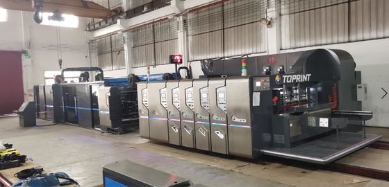 1200x2400mm Computerized Corrugated Folder Gluer Machine Full Automatic